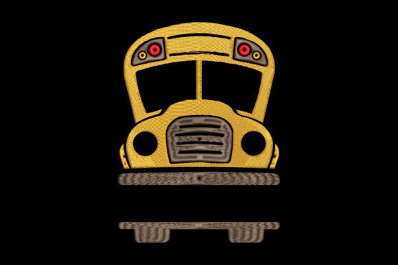 School Bus Monogram: A Charming Back-to-School Embroidery Pick
