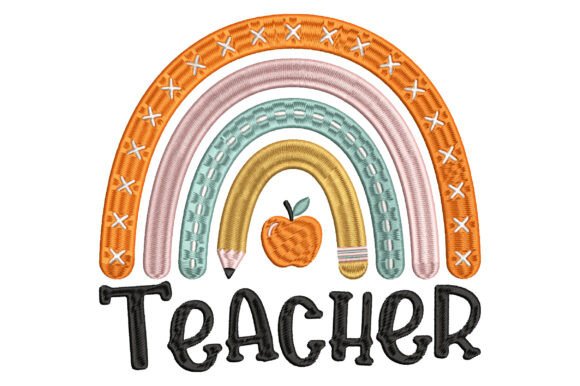 Teacher Rainbow Embroidery: A Designer’s Review for Apparel
